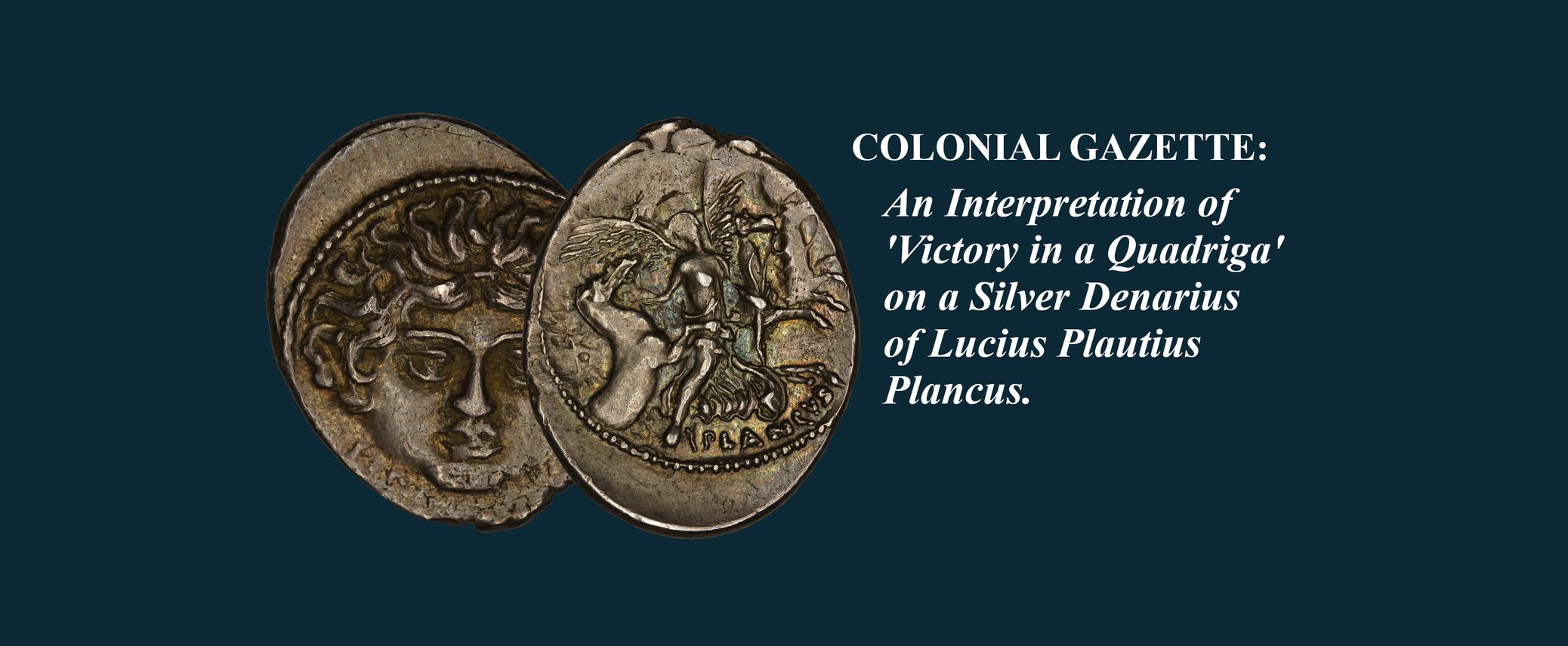An Interpretation of ‘Victory in a Quadriga’ on a Silver Denarius